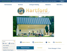 Tablet Screenshot of hartford-vt.org